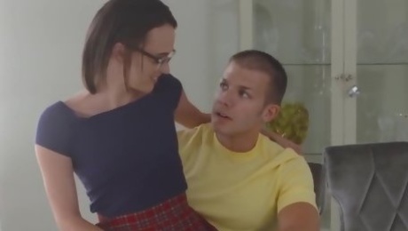 Geeky Alex More Assfucked And Showered With Cum