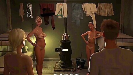 The Builder By Lewd Robotics - Rainy Night With 3 Horny Scandinavian Hotties 3