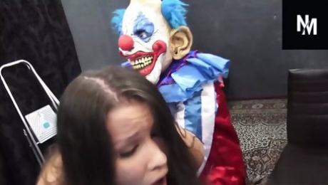 Sophie Wrestles the Clown