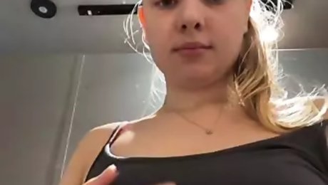 Extreme ass fucking in the gym. Public masturbate