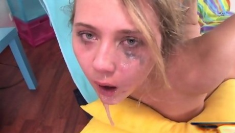 teen Lea rough sex