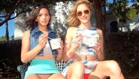Angelic Shae Summers and Brianna Oshea at lesbian dirt
